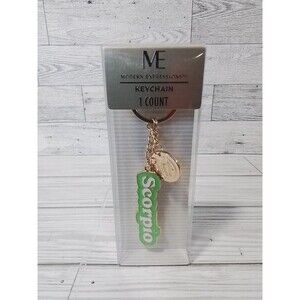 Zodiac Keychain Metal and Enamel "Scorpio" Modern Expressions *NEW*